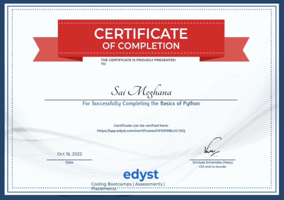 Certificate 1